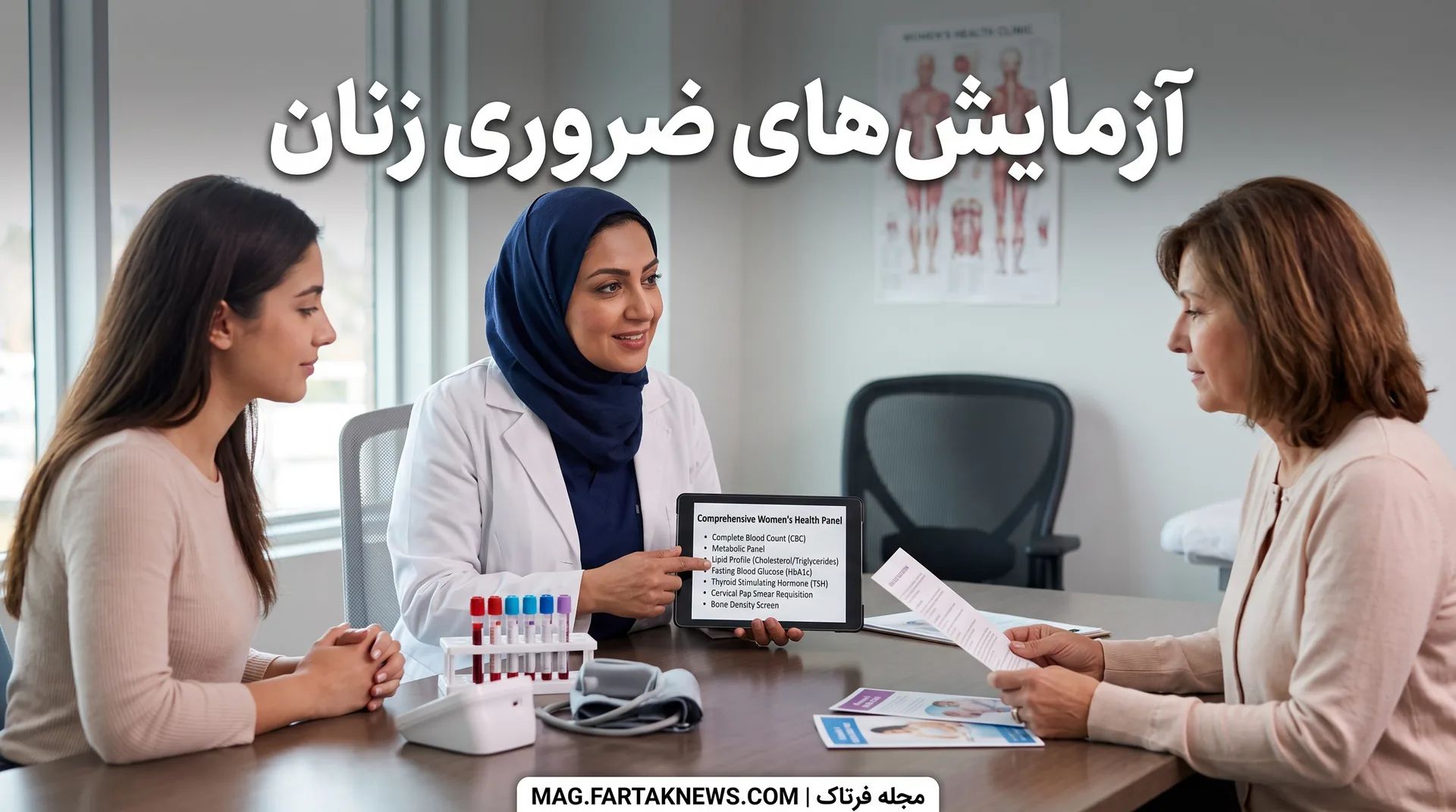 آزمایش‌های ضروری زنان