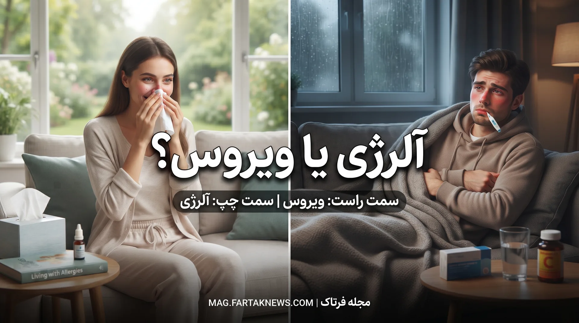 آلرژی یا ویروس؟