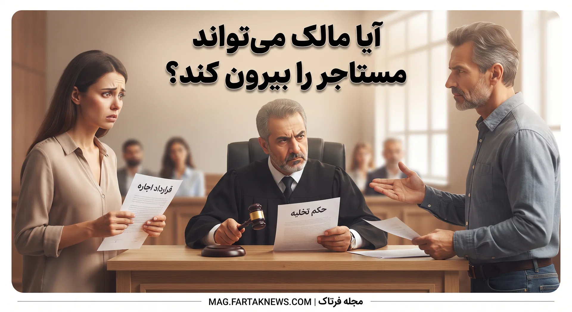 آیا مالک می‌تواند مستاجر را بیرون کند؟ 