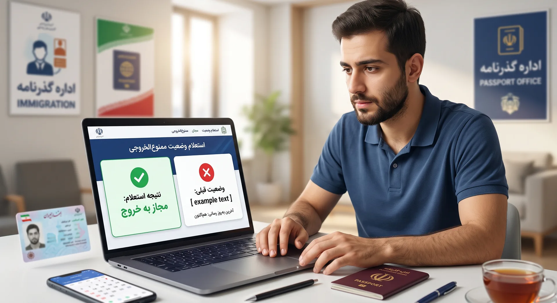 استعلام ممنوع الخروجی