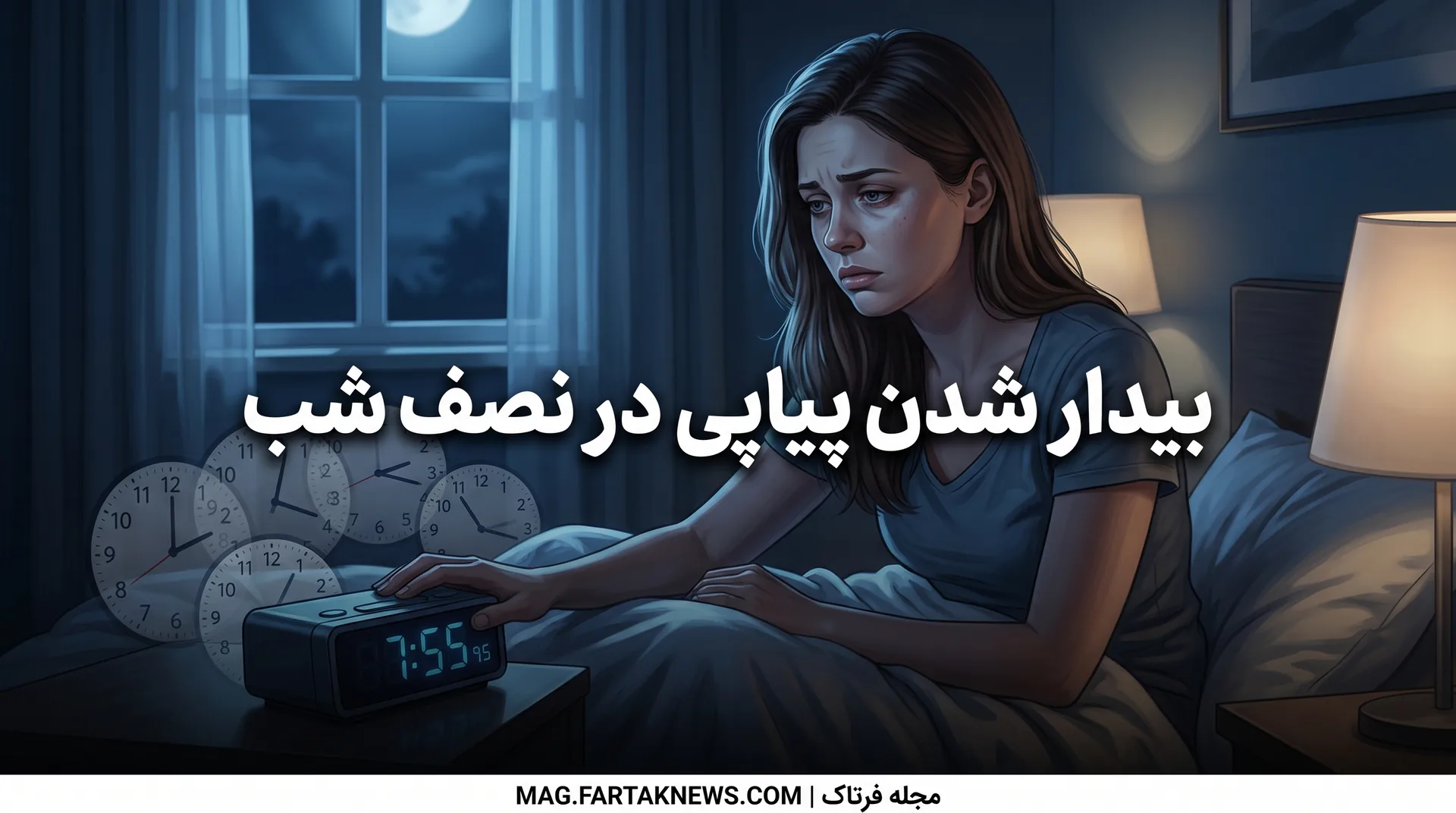 بیدار شدن پیاپی در نصف شب