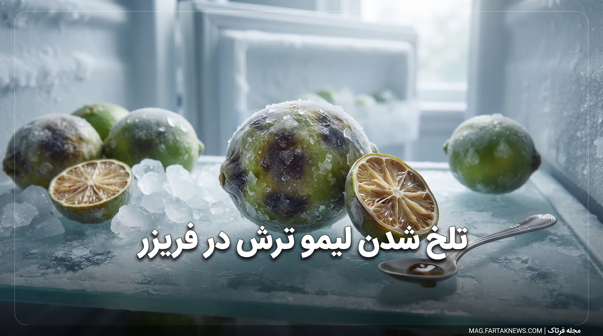 تلخ شدن لیمو ترش در فریزر