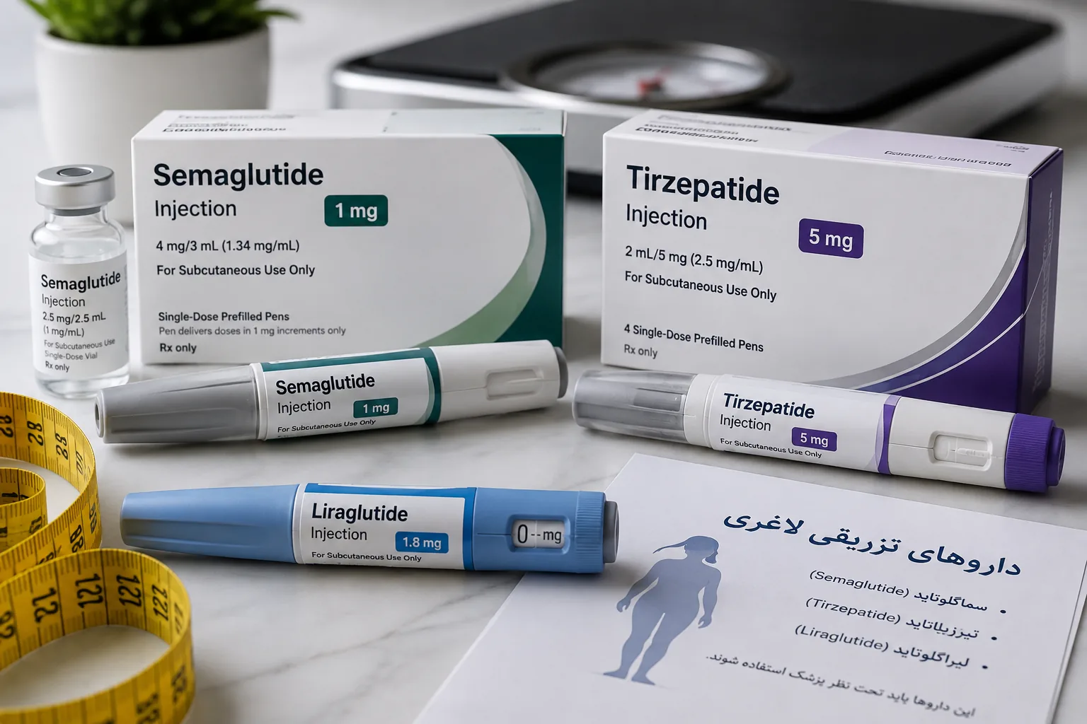داروهای تزریقی لاغری