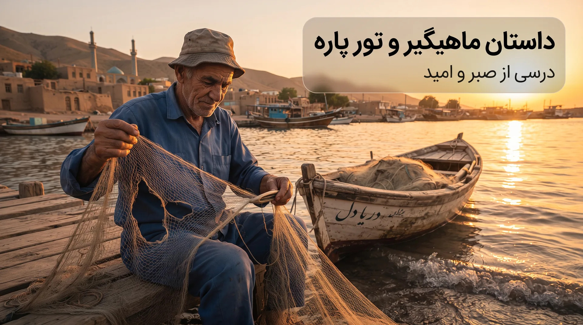 داستان ماهیگیر و تور پاره