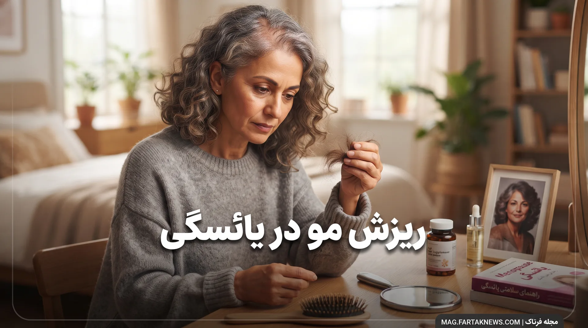 ریزش مو در یائسگی