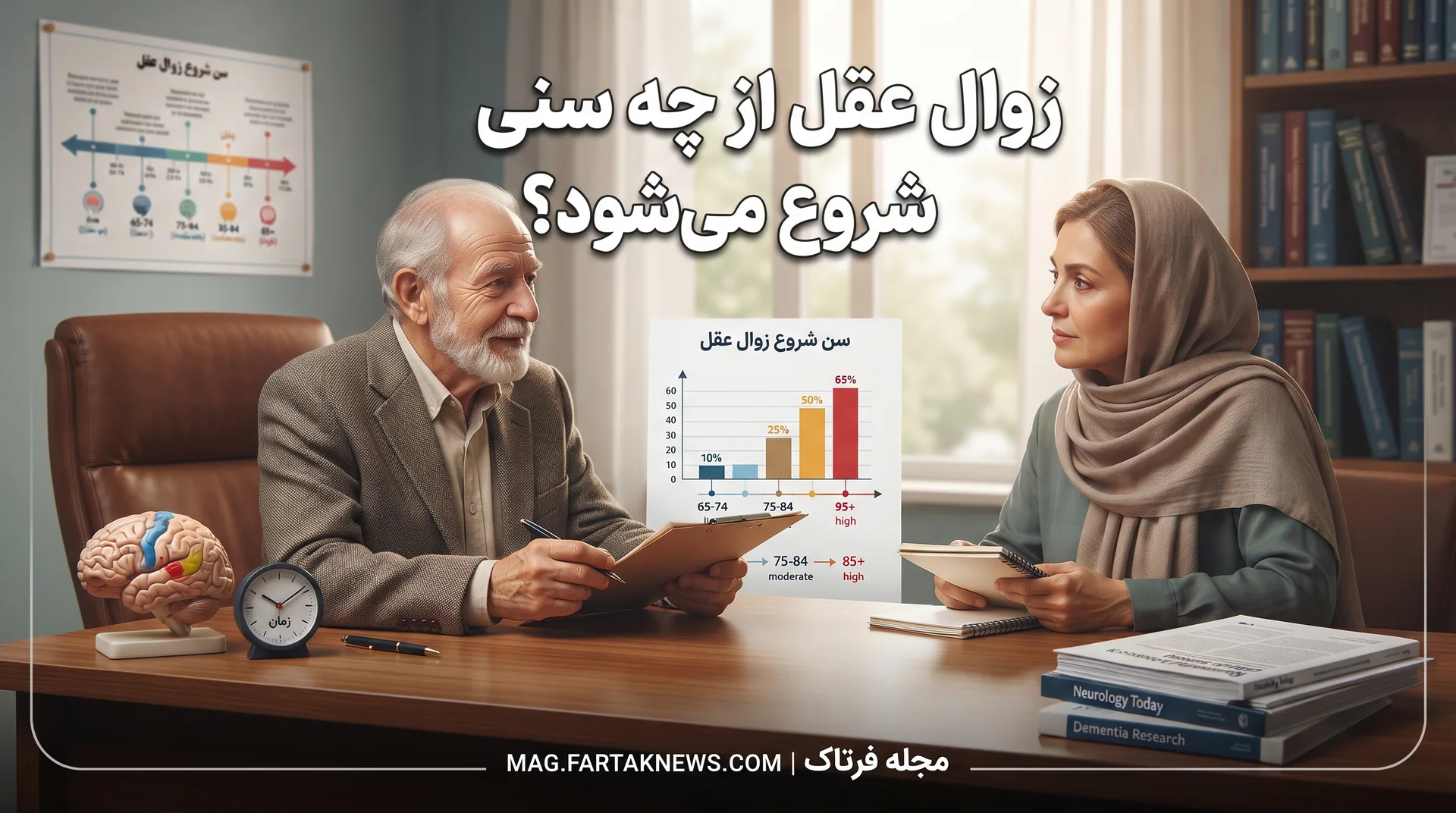 زوال عقل از چه سنی شروع می‌شود؟