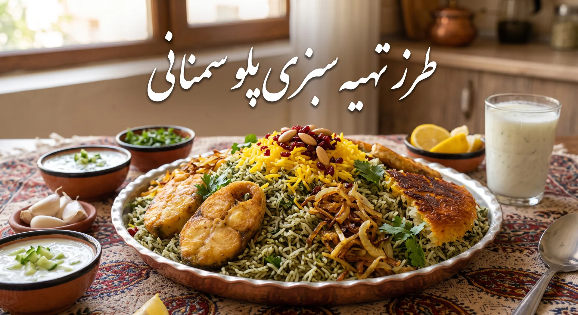 سبزی‌پلو سمنانی
