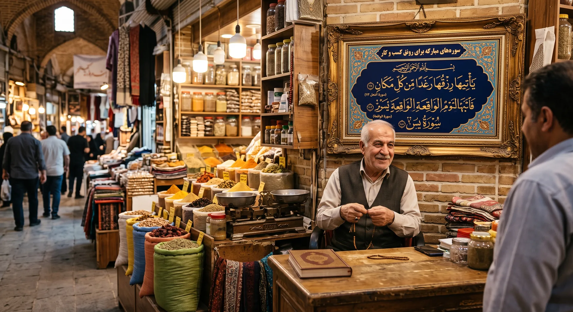 سوره برای رونق مغازه