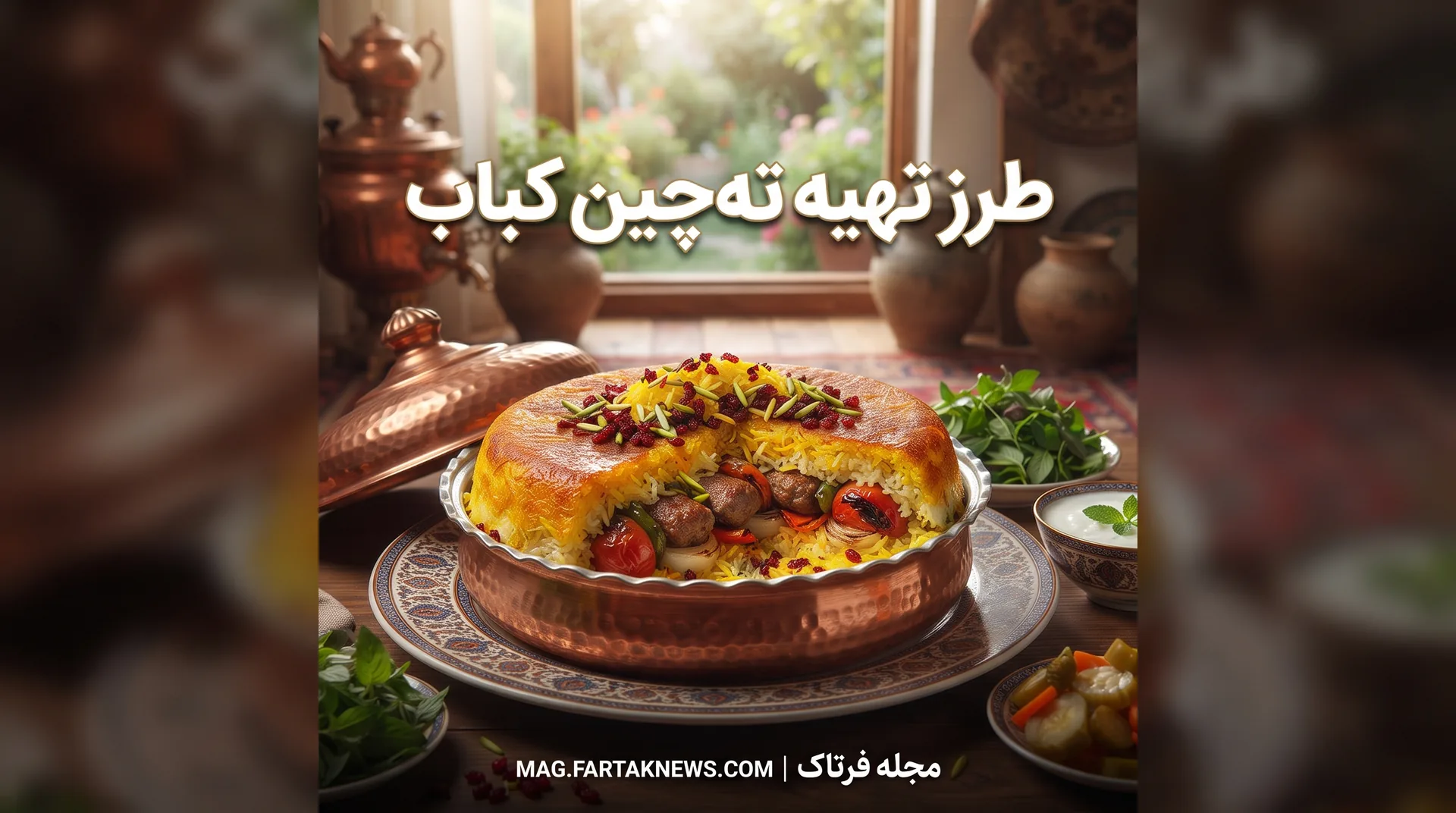 طرز تهیه ته‌ چین کباب
