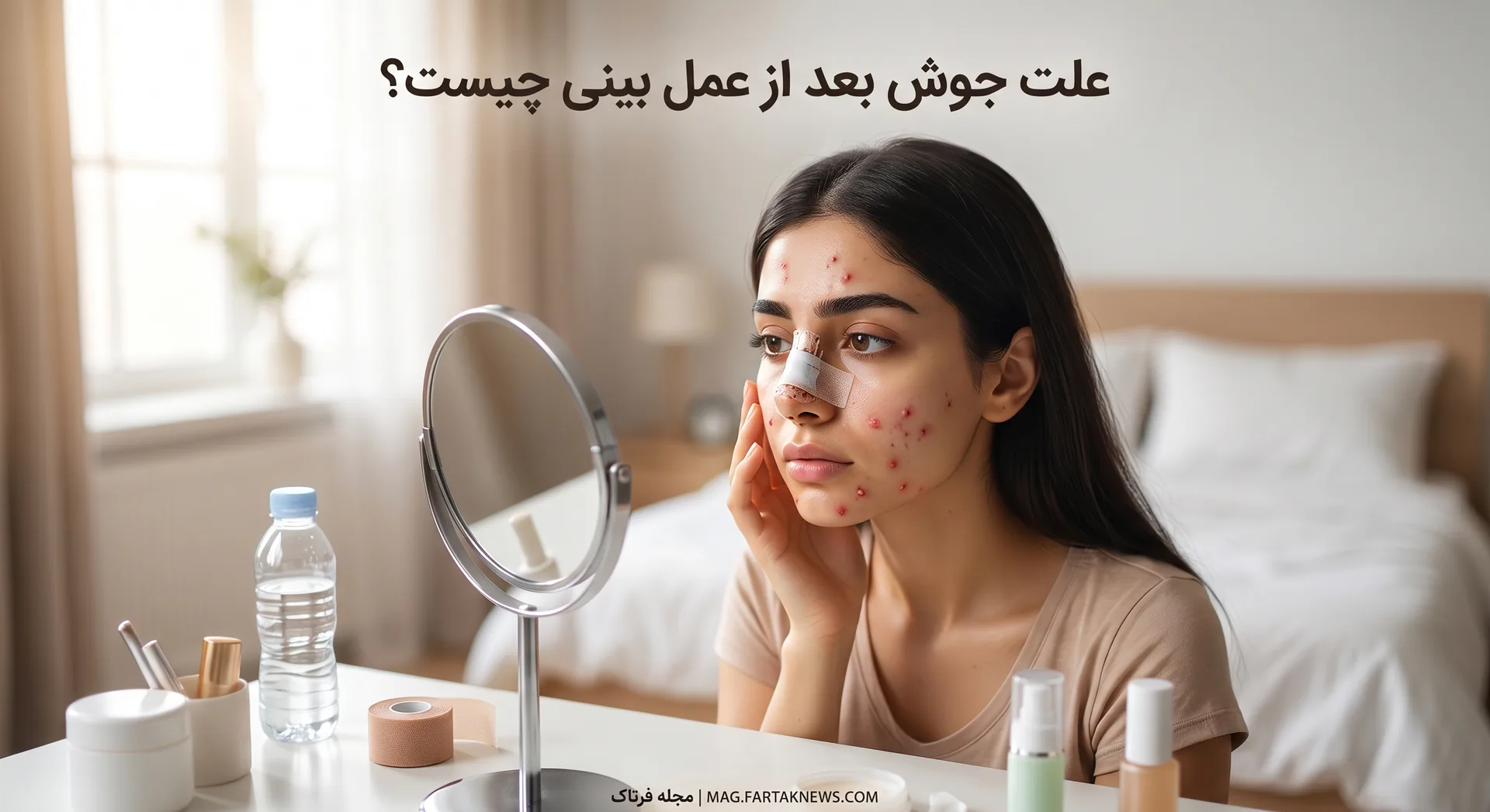 علت جوش بعد از عمل بینی چیست؟ 