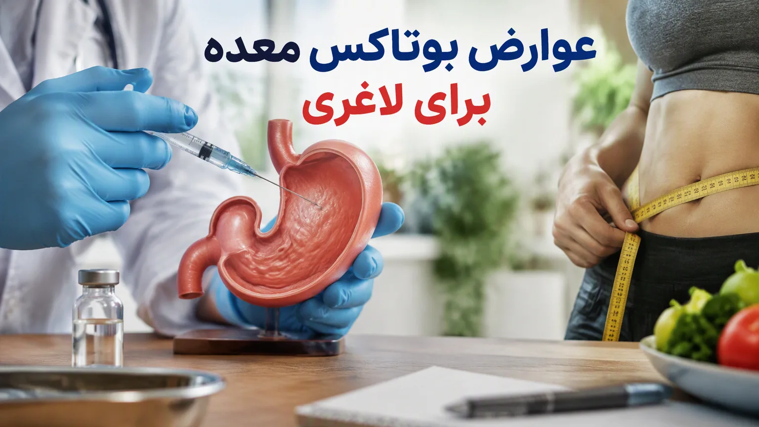 عوارض بوتاکس معده برای لاغری