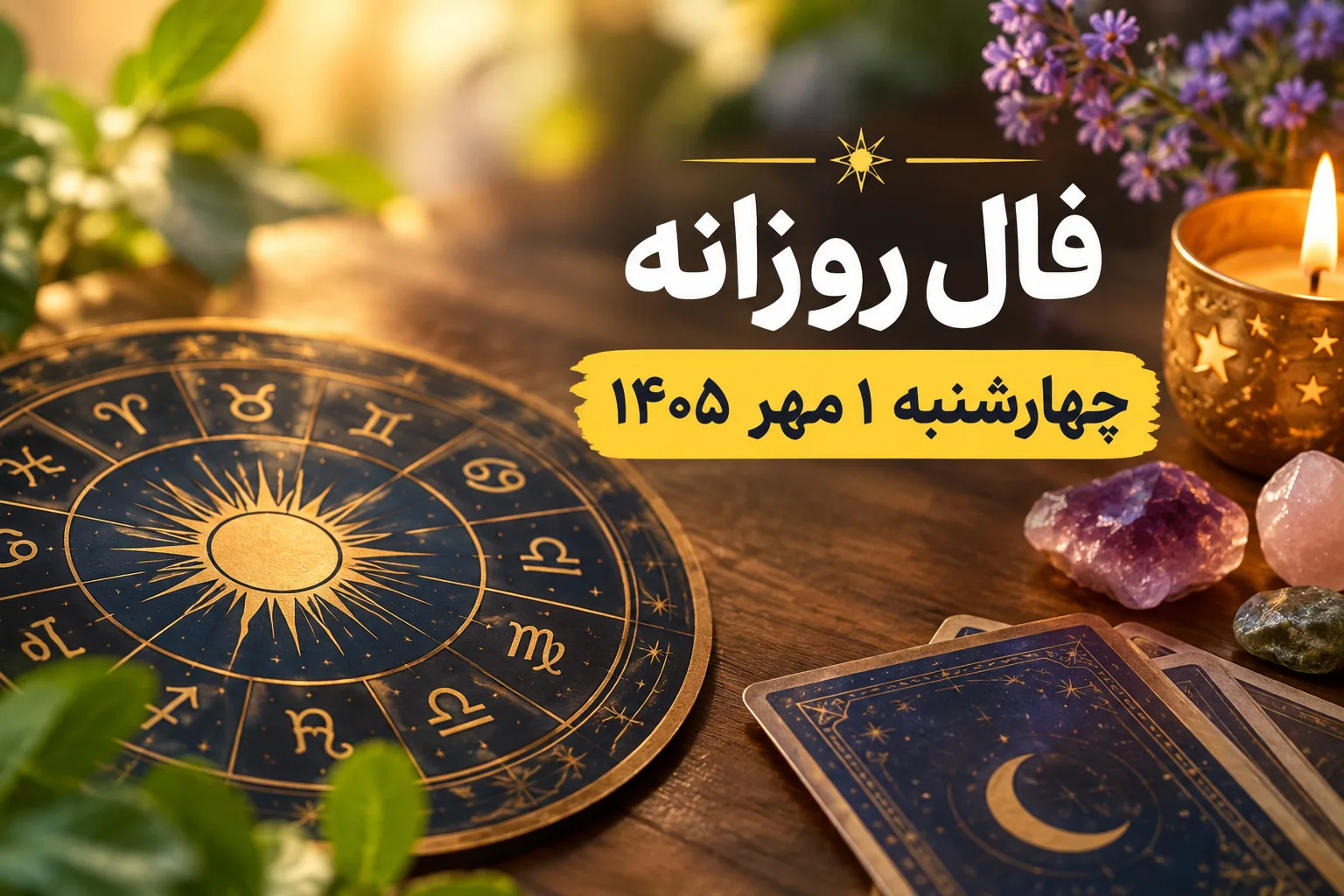 فال روزانه چهارشنبه ۱ مهر ۱۴۰۵
