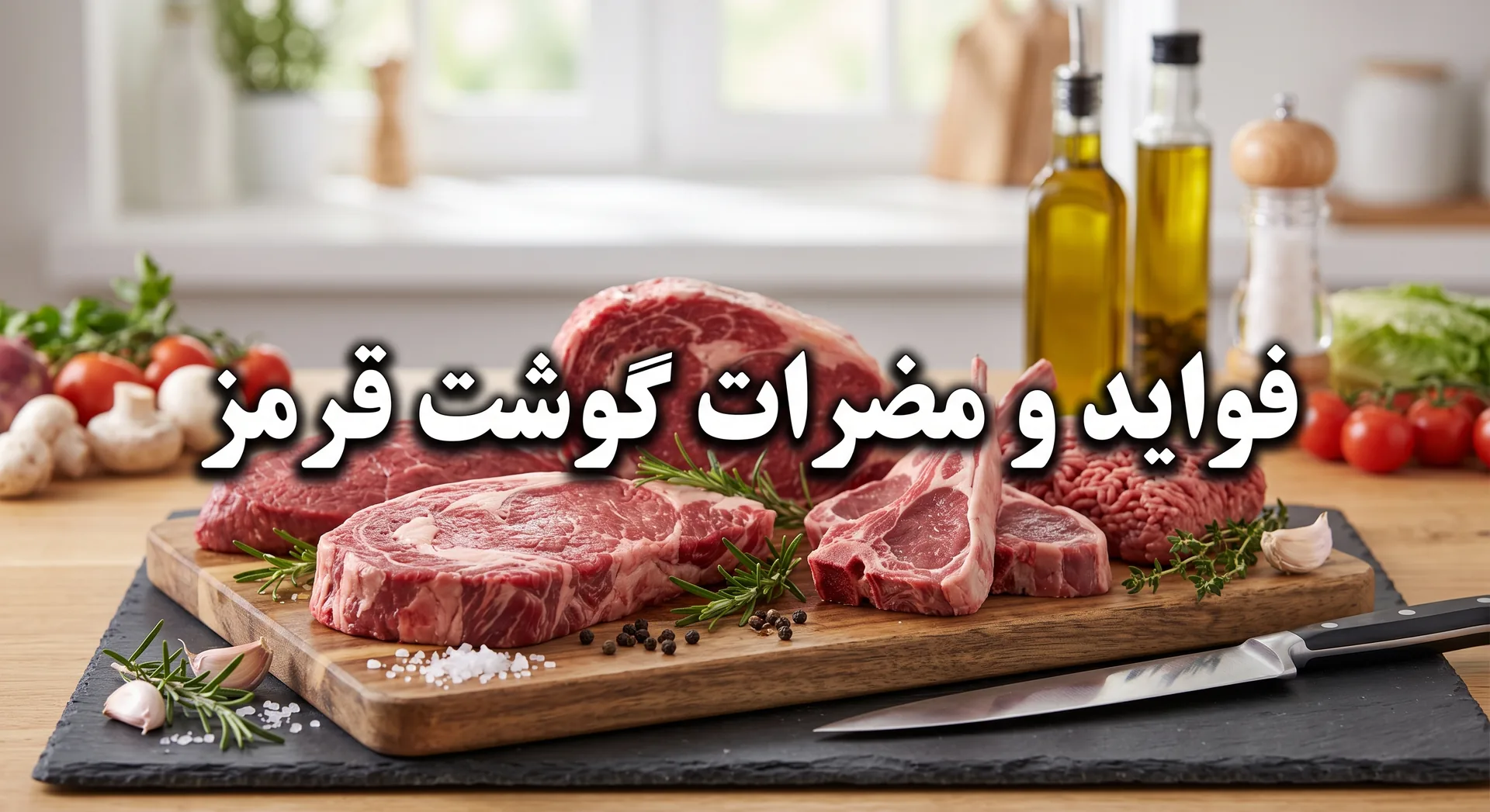 فواید و مضرات گوشت قرمز