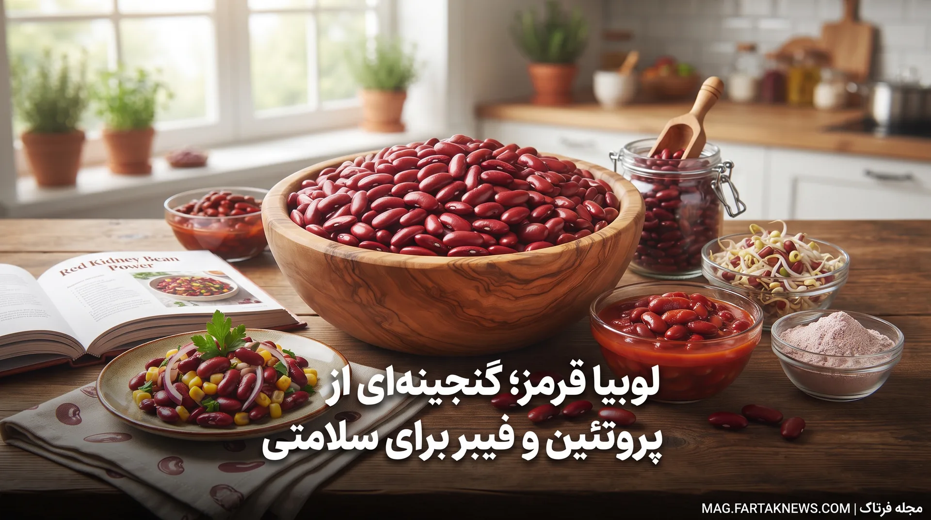 لوبیا قرمز؛ گنجینه‌ای از پروتئین و فیبر برای سلامتی