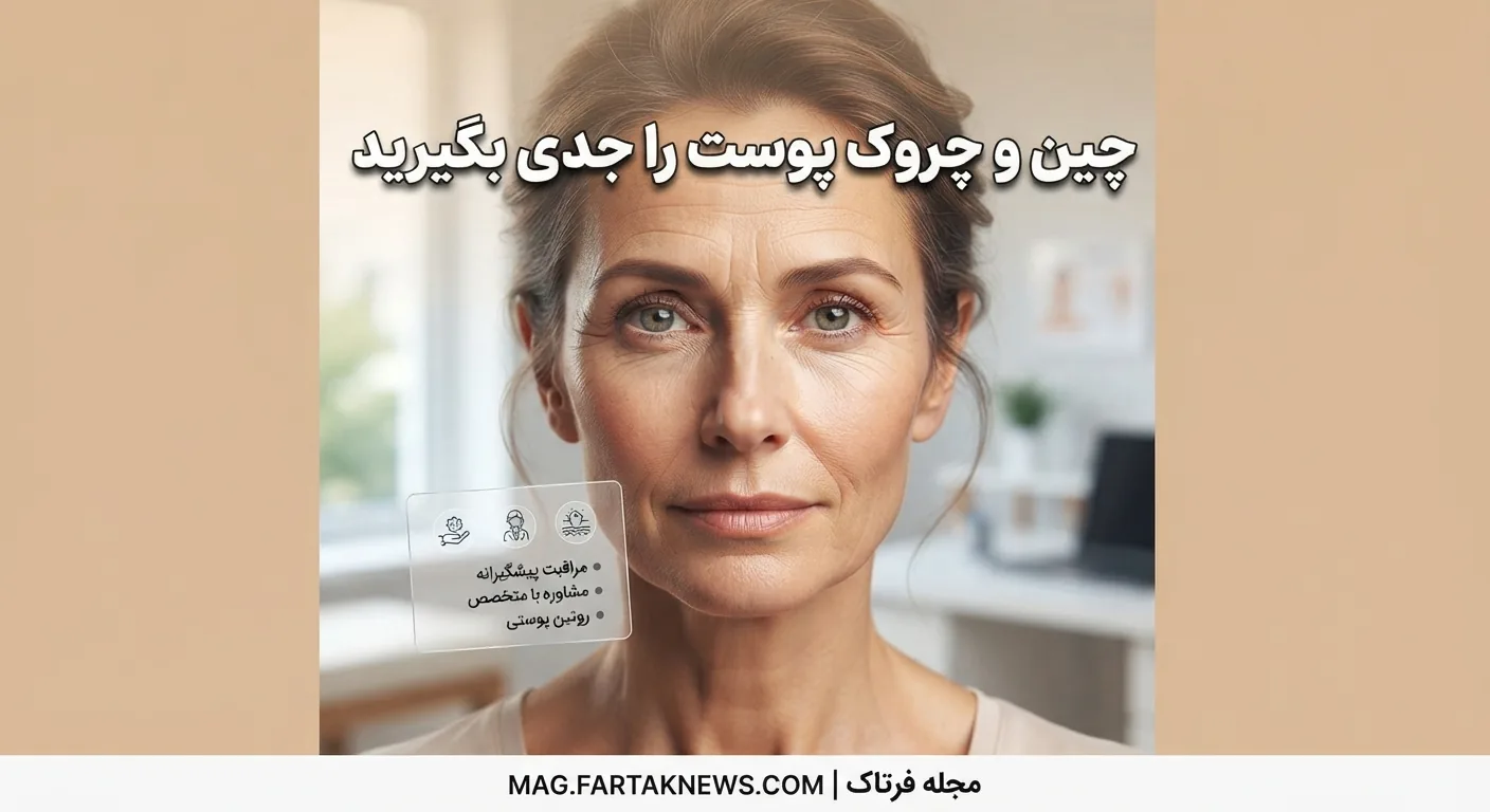 چین و چروک پوست را جدی بگیرید